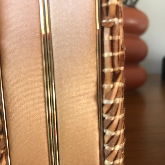 LK Bennett London woven clutch miniaudiere BHLDN wedding event party purse - Picture 5 of 10